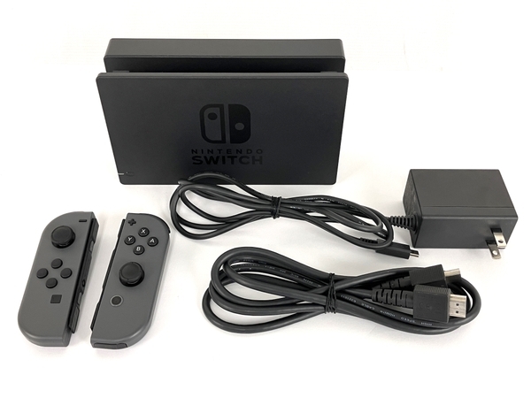 【動作保証】Nintendo 任天堂 HAC-001 Switch ブラック 家庭用 ゲーム機器 家電 中古 Y8813710_画像2