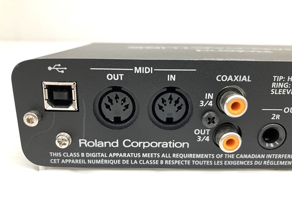 【動作保証】 Roland QUAD-CAPTURE UA-55 オーディオインターフェース 音響機材 ローランド 中古 O8841708_画像6