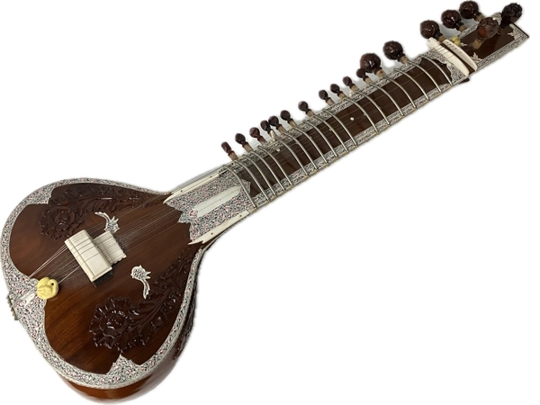 【引取限定】 詳細不明 シタール インド楽器 型番不明 弦楽器 ジャンク 直 S8841326の画像1