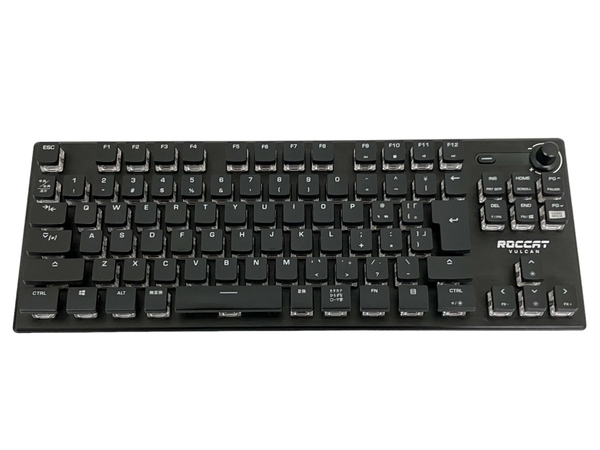 【動作保証】 ROCCAT VULCAN TKL PRO ゲーミングキーボード OPTICAL 赤軸 USB-C PC周辺機器 中古 訳有 T8696532_画像1