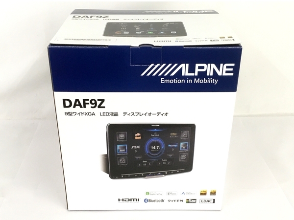 【動作保証】 ALPINE DAF9Z 9型ワイドXGA LED液晶 ディスプレイオーディオ 未使用 Y8853262_画像1