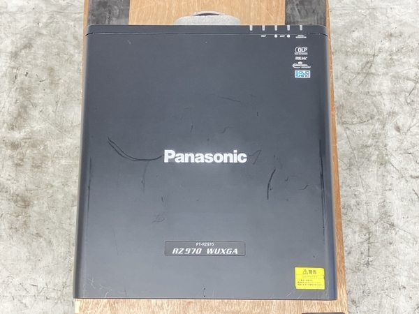 【引取限定】【動作保証】 Panasonic PT-RZ970 1チップ DLP プロジェクター WUXGA ハードケース付 業務用 家電 中古 直 O8798854_画像7