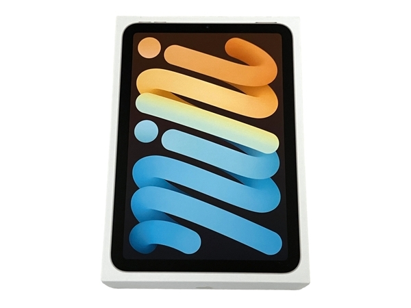 【動作保証】 Apple iPad mini 第6世代 MK7P3J/A 8.3インチ タブレット 64GB Wi-Fi スターライト 中古 T8567287_画像3