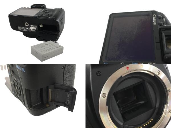 【動作保証】Canon キャノン EOS Kiss X3 デジタル一眼レフカメラ EFS 55-250mm f4-5-6,18-55mm f3.5-5.6 中古 N8835503_画像6