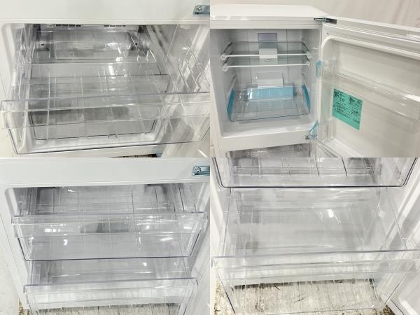 【動作保証】 Haier ハイアール JR-NF121A 2ドア ノンフロン冷凍冷蔵庫 121L 2022年製 中古 美品 楽 K8681616_画像4