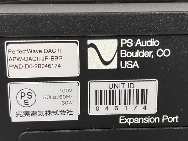 【動作保証】 PS AUDIO Perfect Wave DAC II D/A コンバーター ブラック オーディオ 機器 中古 Y8795829_画像4