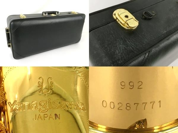 【動作保証】Yanagisawa A-992 アルトサックス 彫刻有り ケース付 中古 良好 Y8816125_画像3