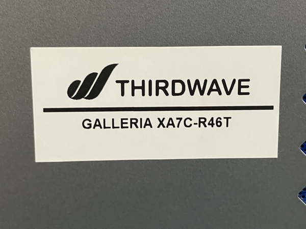 【動作保証】 Thirdwave GALLERIA XA7C-R46T ゲーミング デスクトップ PC Core i7-13700F 32GB SSD 1TB RTX 4060 WIN11 中古 美品 T8816984_画像9