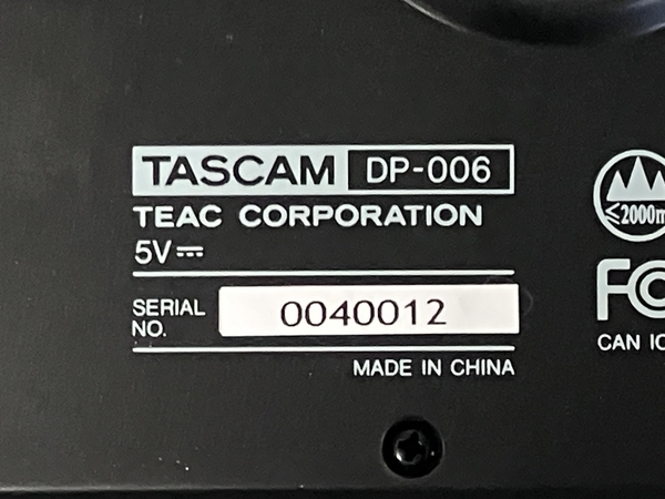 [ operation guarantee ]TASCAM DP-006 multitrack recorder portable MTR Tascam used F8811046