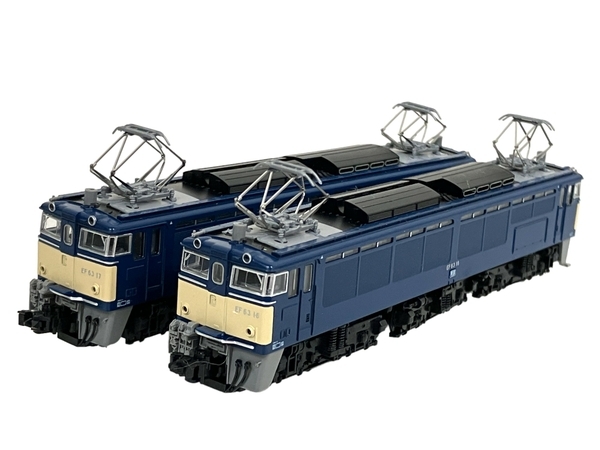 [ гарантия работы ] TOMIX 92125 JR EF63 форма электрический локомотив (2 следующий форма * синий цвет ) комплект железная дорога модель N gauge б/у перевод иметь T8810034