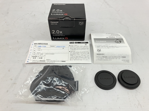 【動作保証】Panasonic DMW-TC20 デジタルカメラ交換レンズ用 テレコンバーター 2.0x パナソニック 中古 C8855521_画像2