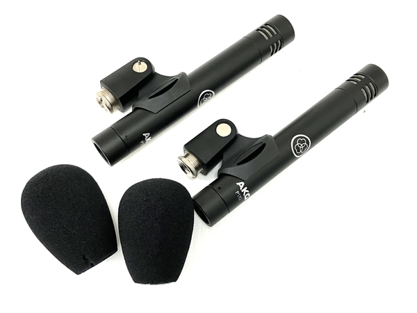 【動作保証】AKG P170 コンデンサーマイク ペア 音響機材 中古 良好 O8846753_画像1