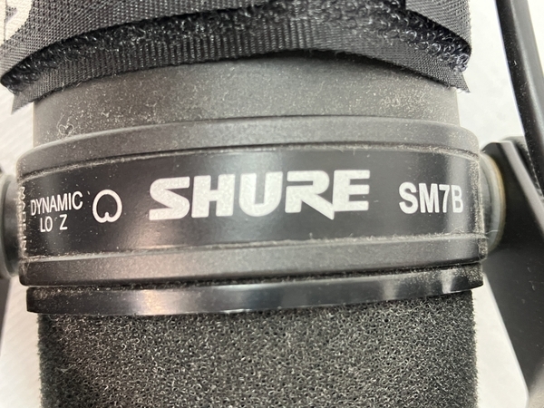 【動作保証】SHURE SM7B ボーカル マイクロホン ダイナミック マイク スタンド 付き 録音 レコーディング ゲーム シュア 中古 C8840013_画像10