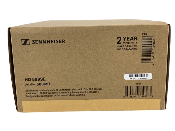 【動作保証】SENNHEISER HD 599SE オープン型 有線ヘッドホン 未使用 N8839862の画像3