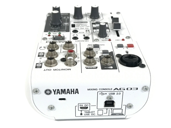 【動作保証】YAMAHA AG03 ウェブ キャスティング ミキサー オーディオ インター フェース 音響 機器 趣味 中古 F8823549_画像4