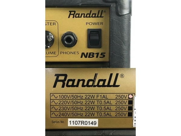 【動作保証】Randall NB15 ギター アンプ 音響機器 中古 訳あり Y8798649_画像2