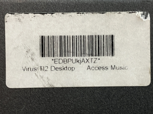 【動作保証】 Access Virus TI2 DeskTop アナログ モデリング シンセサイザー デスクトップ 電子 楽器 音響 機器 アクセス 中古 C8853128の画像9