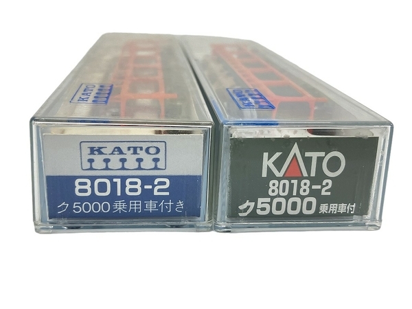 KATO ク5000 車運車 車付き 8018-2 Nゲージ 2両 鉄道模型 ジャンク W8855792_画像8