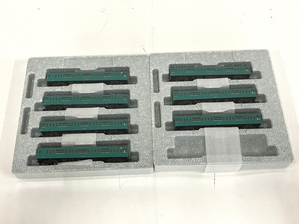 【動作保証】KATO 10-1743E 10-1744E 103系 エメラルドグリーン 常磐線 先頭車 中間車 セット 鉄道模型 Nゲージ 中古 美品 B8843095_画像8