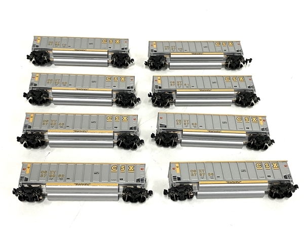 【動作保証】KATO Bethgon Coalporter CSX カトー Nゲージ 鉄道模型 8両セット 中古 美品 B8843093_画像5