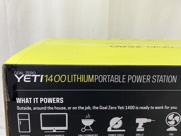 【動作保証】 Goal Zero 38300 Yeti 1400 Lithium Portable Power Station 120V ポータブル電源 未使用 N8839567_画像7