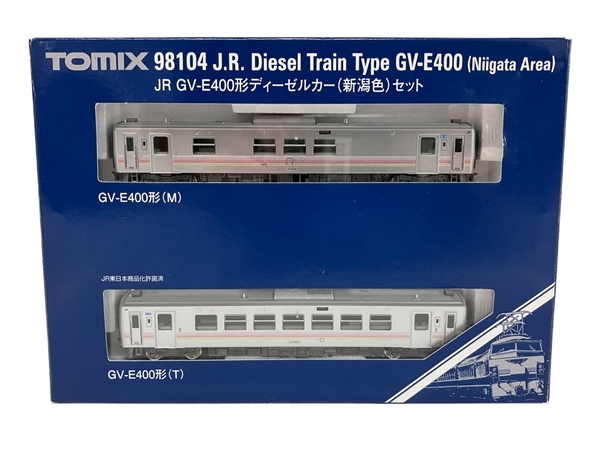 【動作保証】TOMIX 98104 GV-E400形ディーゼルカー(新潟色) 2両セット 鉄道模型 Nゲージ 中古 F8799166_画像2