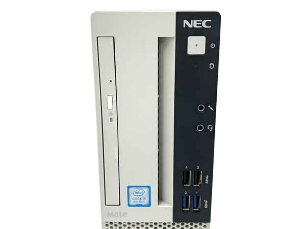 【動作保証】NEC Mate ML PC-MRH32LZ7ACZ4 デスクトップ PC i7 8700 6Core 3.2GHz 8GB SSD 256GB Windows 11 Pro 中古 美品 T8794890_画像8