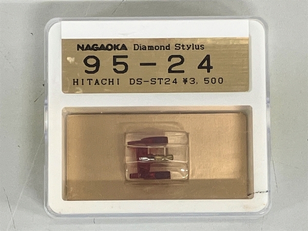 NAGAOKA ナガオカ DS-ST24 HITACHI 日立用 レコード針 超高性能針 原音 レコード交換針 ジャンク K8852671_画像2