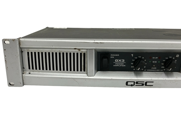 QSC GX3 ステレオ パワー アンプ オーディオ 音響 機器 キューエスシー ジャンク T8863517_画像2