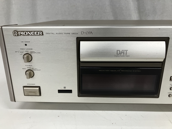 Pioneer パイオニア D-07A DATデッキ レコーダー 音響機材 オーディオ ジャンク S8861185_画像3