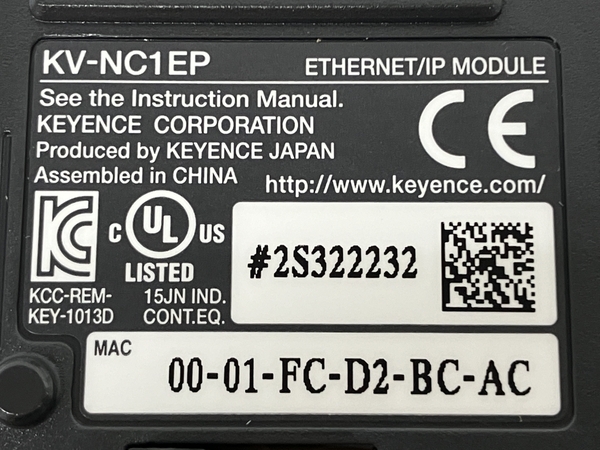 [ гарантия работы ] KEYENCE KV-NC1EP ключ ens не использовался S8794366