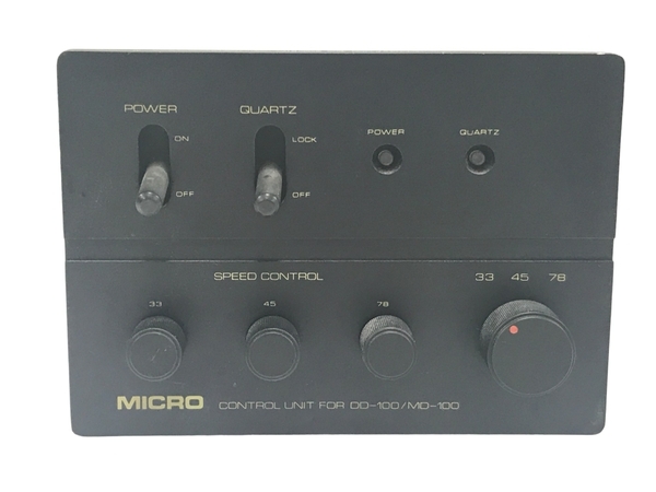 MICRO マイクロ 電源ユニット MD-100 ターンテーブル用電源 通電OK ジャンク T8722966_画像5