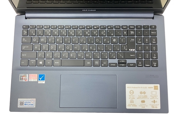 【動作保証】ASUS Vivobook Pro 15 OLED M3500QA ノート PC Ryzen 9 5900HX 8GB SSD 512GB 15.6インチ FHD Win11 Home 中古 良好 T8711324_画像4