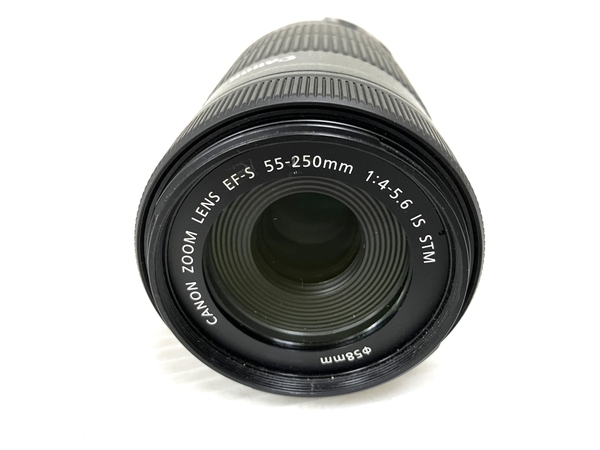 【動作保証】 Canon EOS Kiss X8i 18-55mm 55-250mm 一眼 レフ カメラ ダブルズームキット 中古 O8829448_画像8