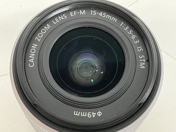 Canon EOS M10 ミラーレス カメラ EF-M 15-45mm 55-200mm STM レンズキット キヤノン ジャンク S8844738_画像5