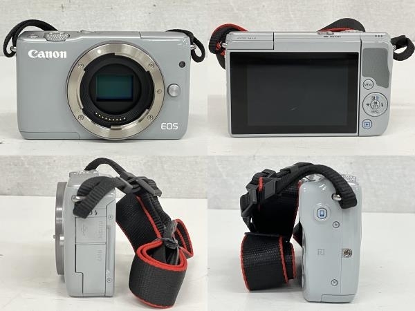 Canon EOS M10 ミラーレス カメラ EF-M 15-45mm 55-200mm STM レンズキット キヤノン ジャンク S8844738_画像3