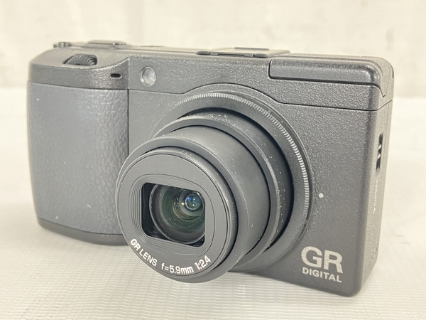 [ гарантия работы ]RICOH Ricoh GR DIGITAL II компактный цифровой фотоаппарат черный б/у W8830938