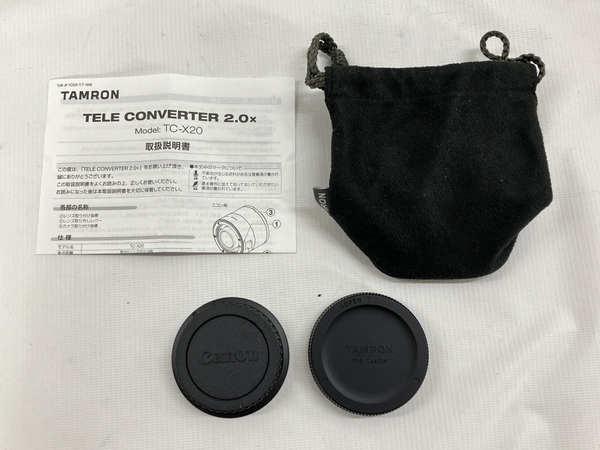 【動作保証】 TAMRON TC-X20 TELECONVERTER 2.0X for Canon タムロンレンズ専用 テレコンバーター 中古 美品 W8863361_画像2