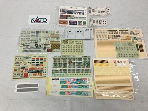 KATO TOMIX 鉄道模型 ジオラマ シール おまとめ 使用あり カトー トミックス 中古 C8857246_画像3