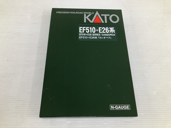 【動作保証】KATO EF510+E26系 カシオペア 鉄道模型 7両セット 中古 良好 O8839682_画像3