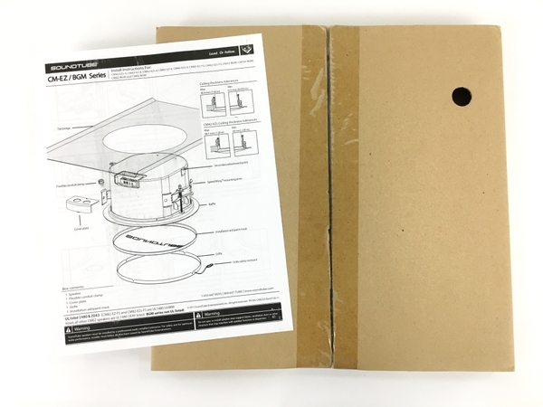 【動作保証】SOUNDTUBE CM52-BGM シーリング スピーカー 音響機材 オーディオ サウンドキューブ 未使用 Y8857596_画像3