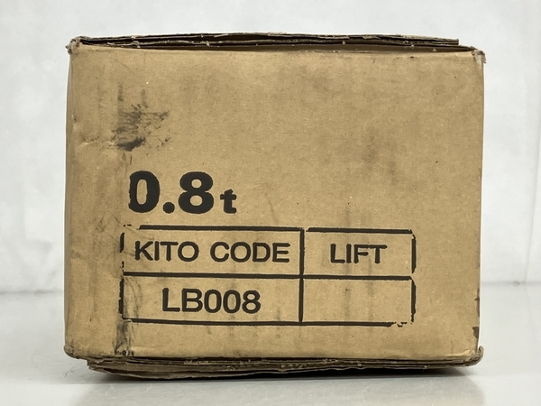 【動作保証】KITO キトー LB008 LEVER BLOCK 0.8t 1.5m L5形 レバーブロック 貨物 工具 未使用 K8862097_画像4