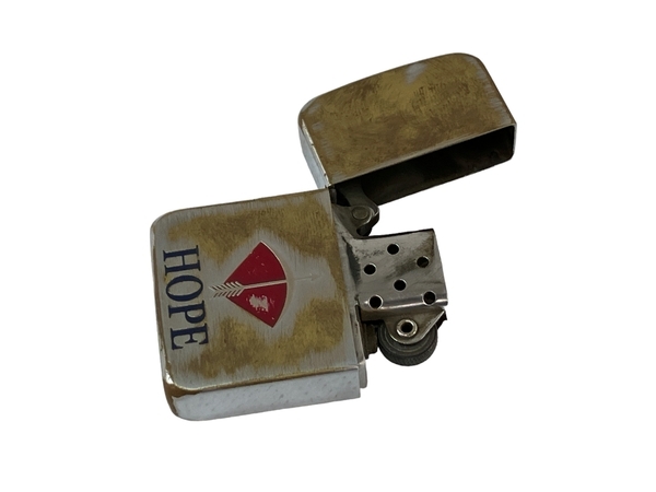 【動作保証】ZIPPO HOPE ホープ 赤 レッド アロー オイルライター ジッポ 中古 N8861787_画像5