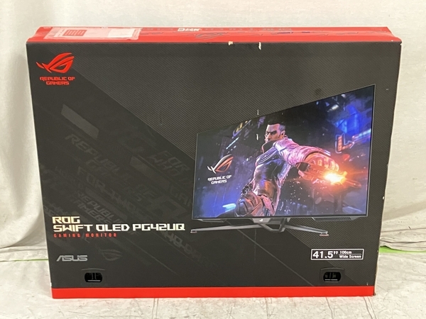 【動作保証】 ASUS ROG Swift OLED PG42U PG42UQ 有機EL モニター 41.5型 ディスプレイ 2023年製 家電 映像 機器 中古 S8813611_画像10