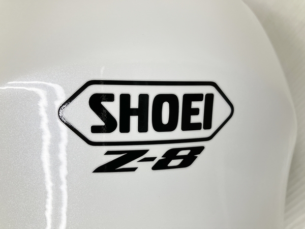 SHOEI Z-8 ルミナスホワイト フルフェイスヘルメット Mサイズ シールド付 未使用 O8860853_画像3