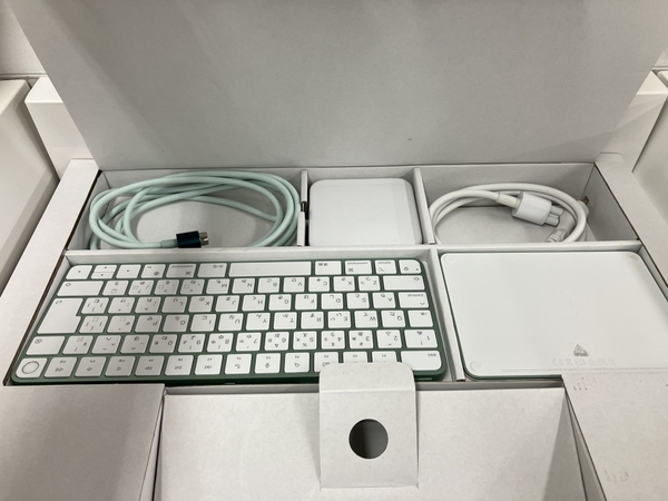 【動作保証】 iMac 24インチ M1 2021 Z12V0005V 一体型PC Apple M1 8GB SSD 256GB Sonoma 中古 美品 T8841529_画像8