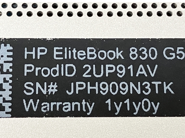 【動作保証】HP EliteBook 830 G5 HSN-112C 13.3インチ ノートパソコン i7-8550U 8GB SSD 256GB win11 ジャンク M8683761_画像9