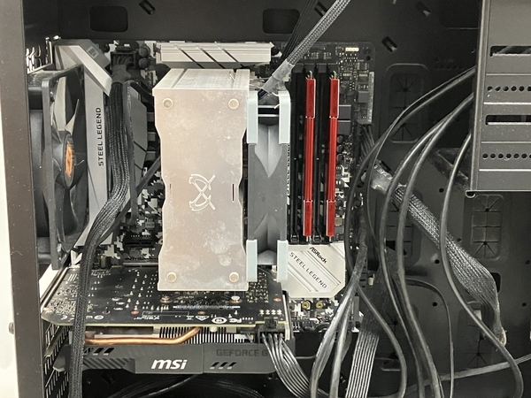 【動作保証】自作パソコン サーマルテイク デスクトップ パソコン Ryzen 5 3600 32GB SSD 500GB OS無 中古 M8628579_画像7