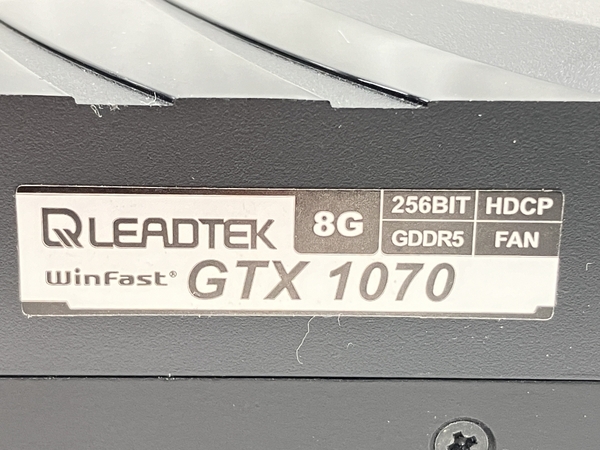 Leadtek Geforce GTX1070 8GB グラフィックボード GPU ビデオカード PC 周辺 機器 ジャンク W8859719_画像9
