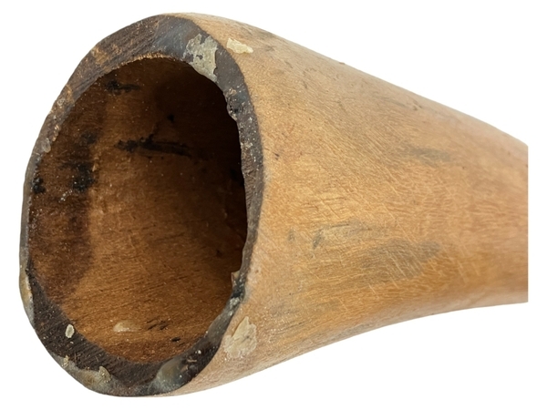 オーストラリア 先住民族伝統楽器 ディジュリドゥ アボリジニー 全長約110cm 専用ギグケース付属 中古 W8764761_画像10
